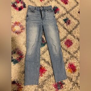 Hollister Light Blue Straight Leg Jeans